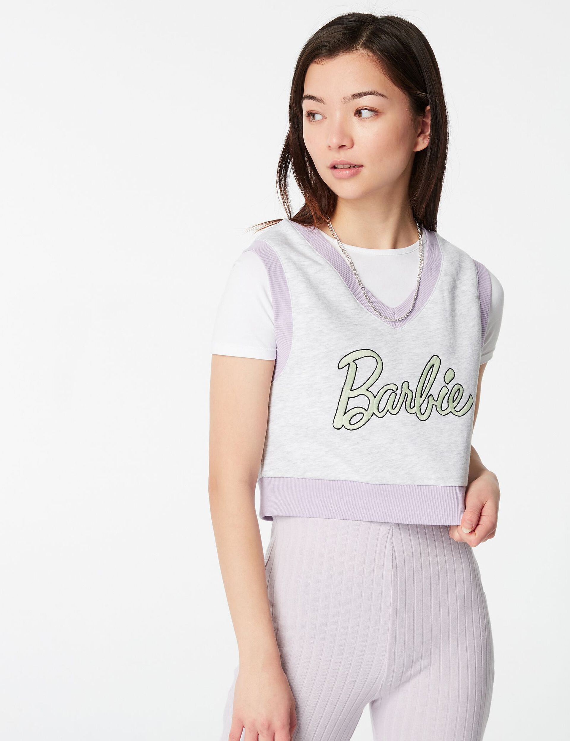 Barbie sleeveless sweatshirt