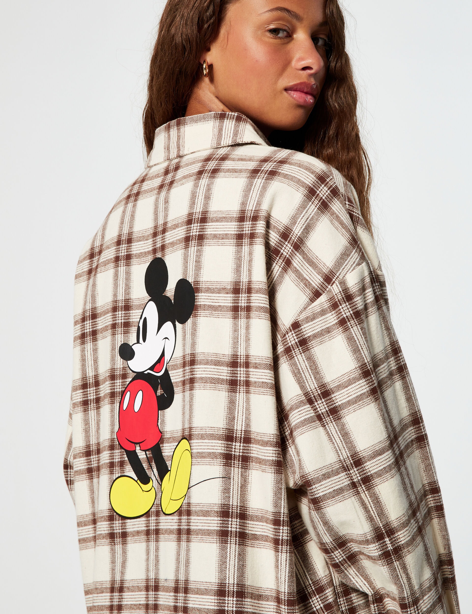Mickey Mouse checked shirt