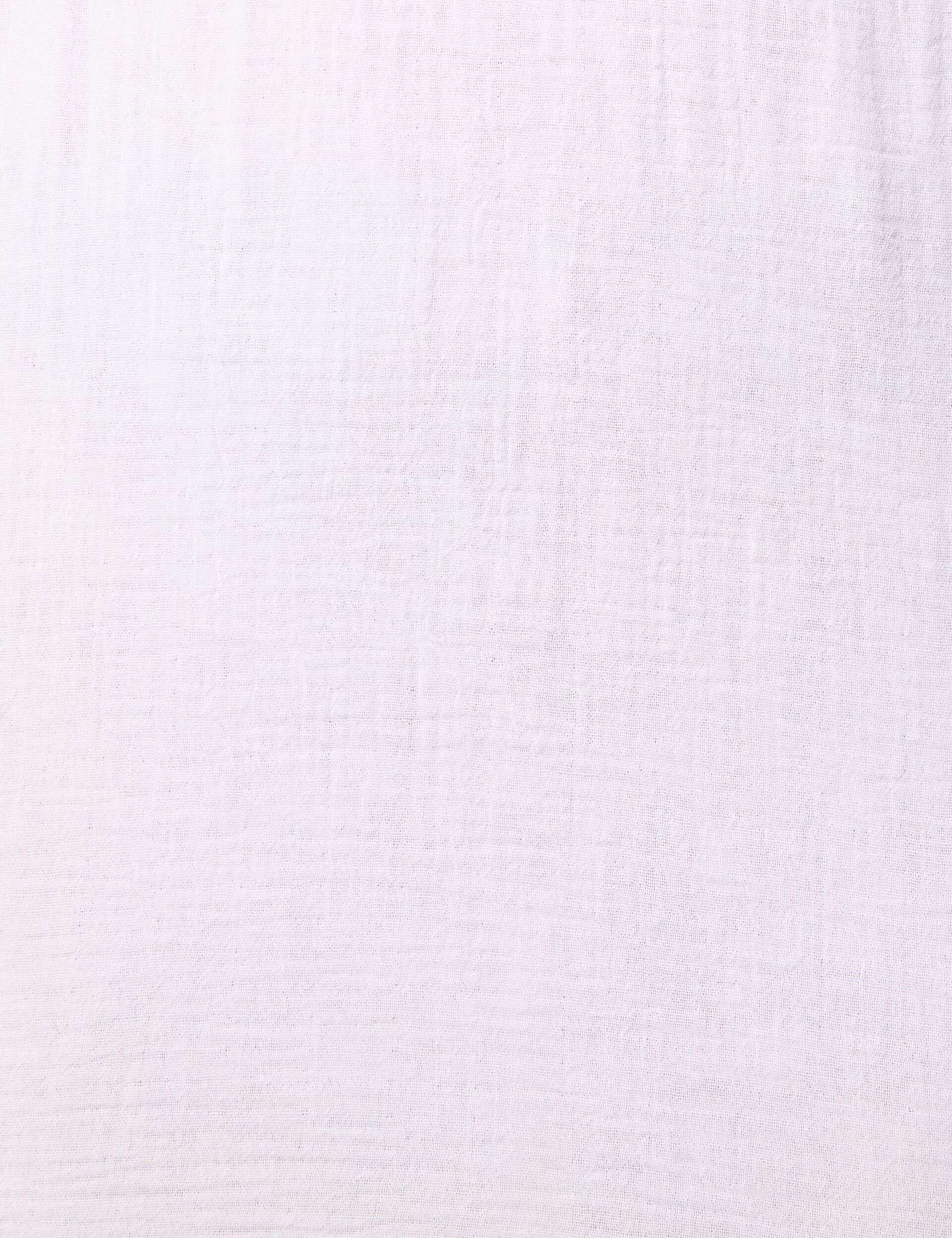Robe gaze de coton blanche