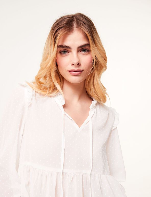 Frill blouse