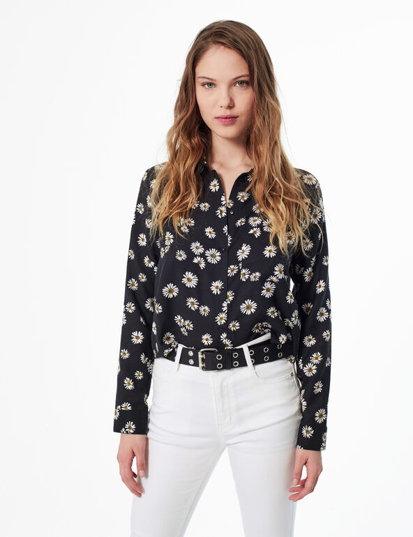 Shirt with floral print teen