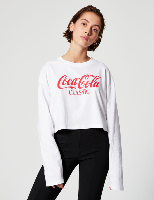 Coca-Cola cropped T-shirt girl
