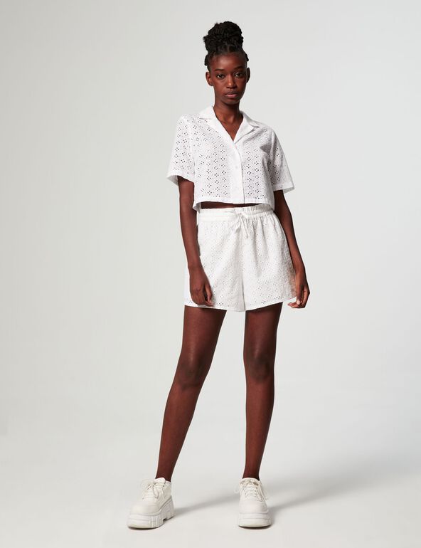 Broderie anglaise shorts