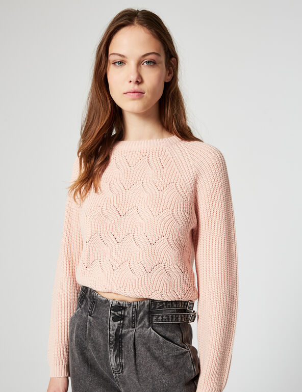 Fancy-knit jumper teen
