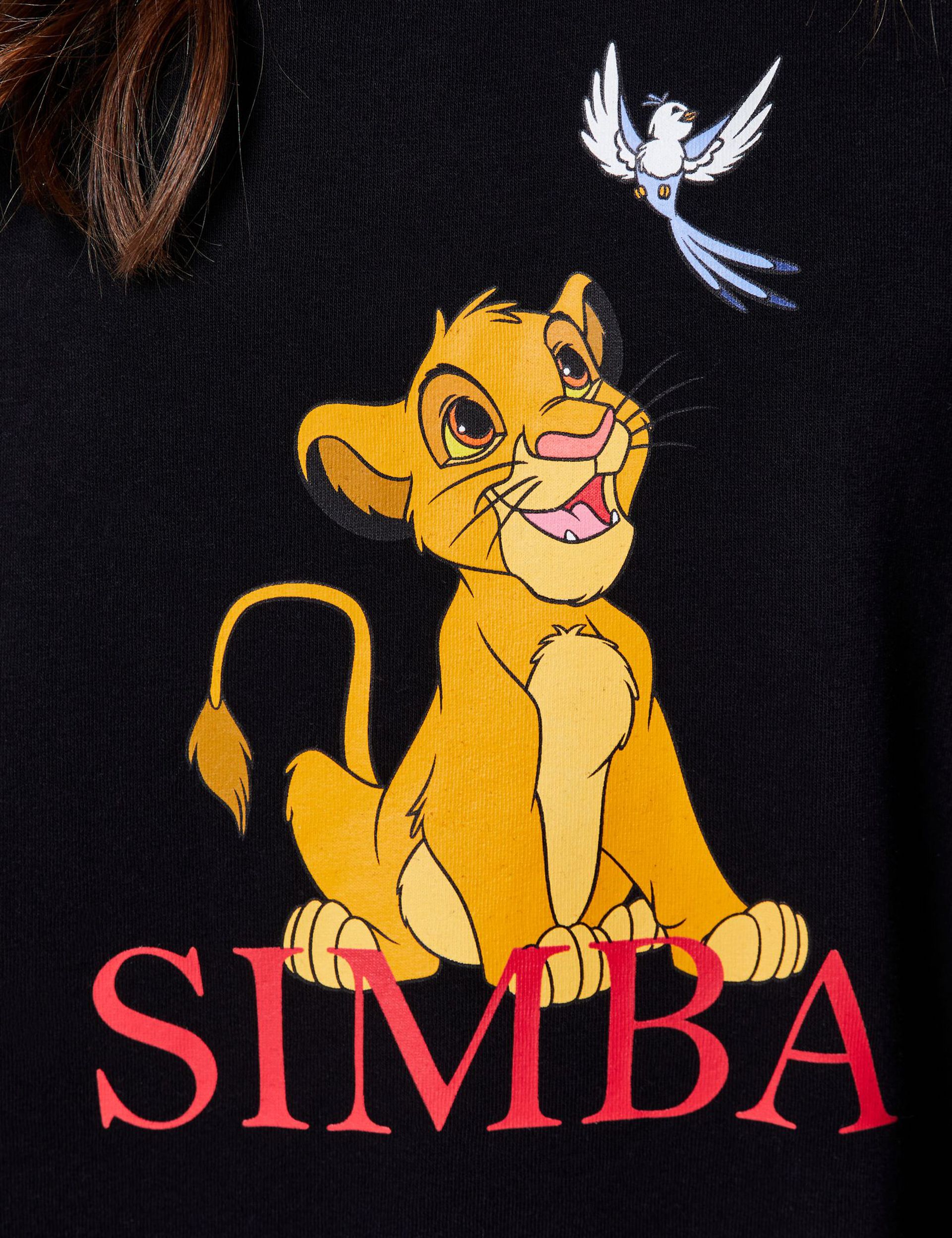 Sweat noir Disney Simba