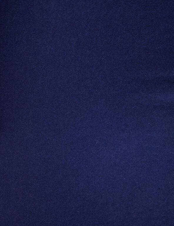 Tee-shirt oversize Saint Barth bleu marine et blanc