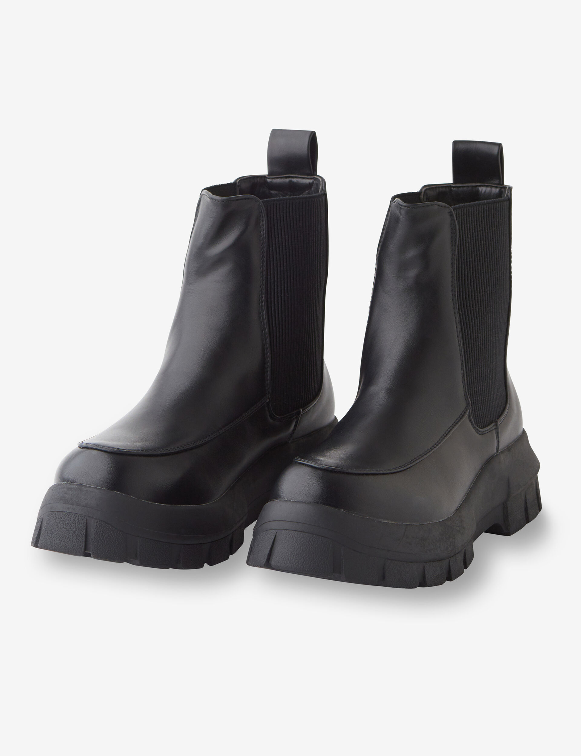 Lug-sole ankle boots