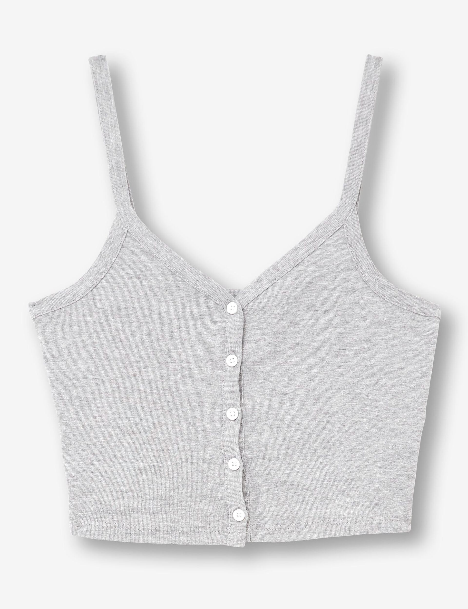 Vest top with buttons