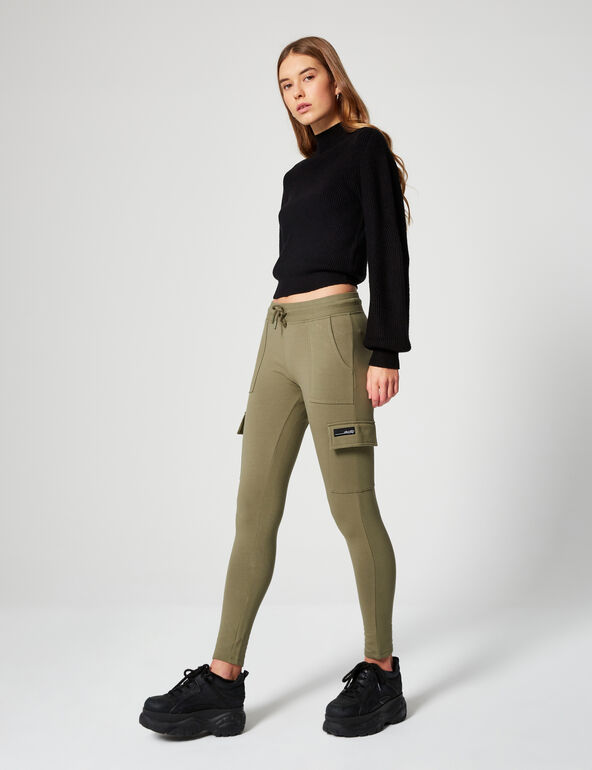 Skinny-fit joggers with pockets teen