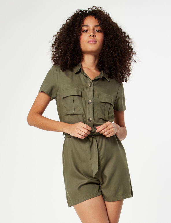Playsuit with pockets teen