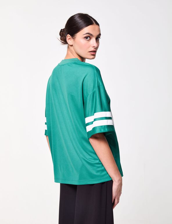 T-shirt de baseball imprimé NFL x Jennyfer vert girl
