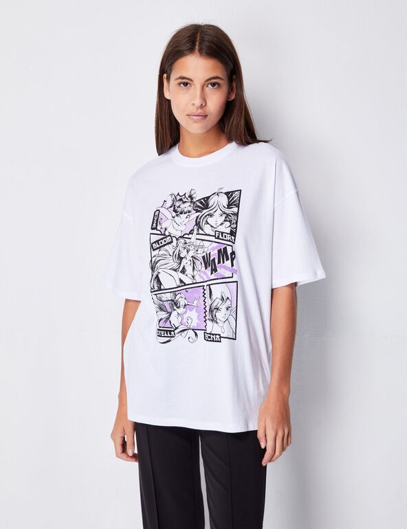 Tee-shirt loose avec imprimé Winx club teen