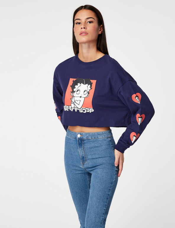 Betty Boop cropped T-shirt