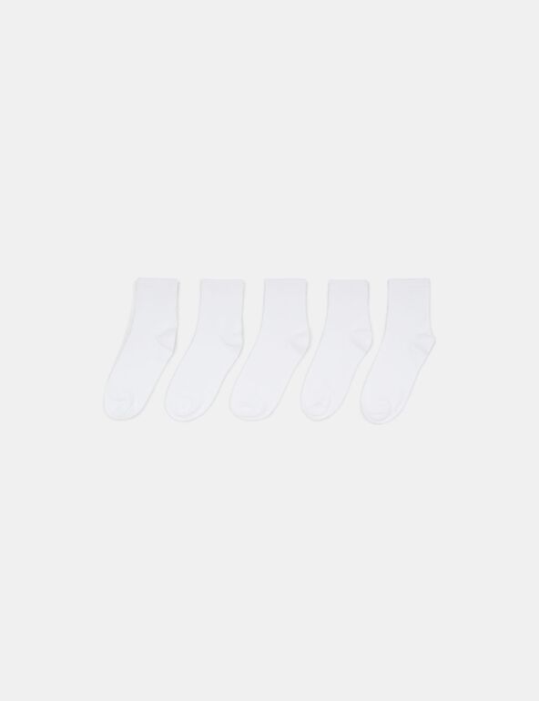 Chaussettes hautes blanches teen