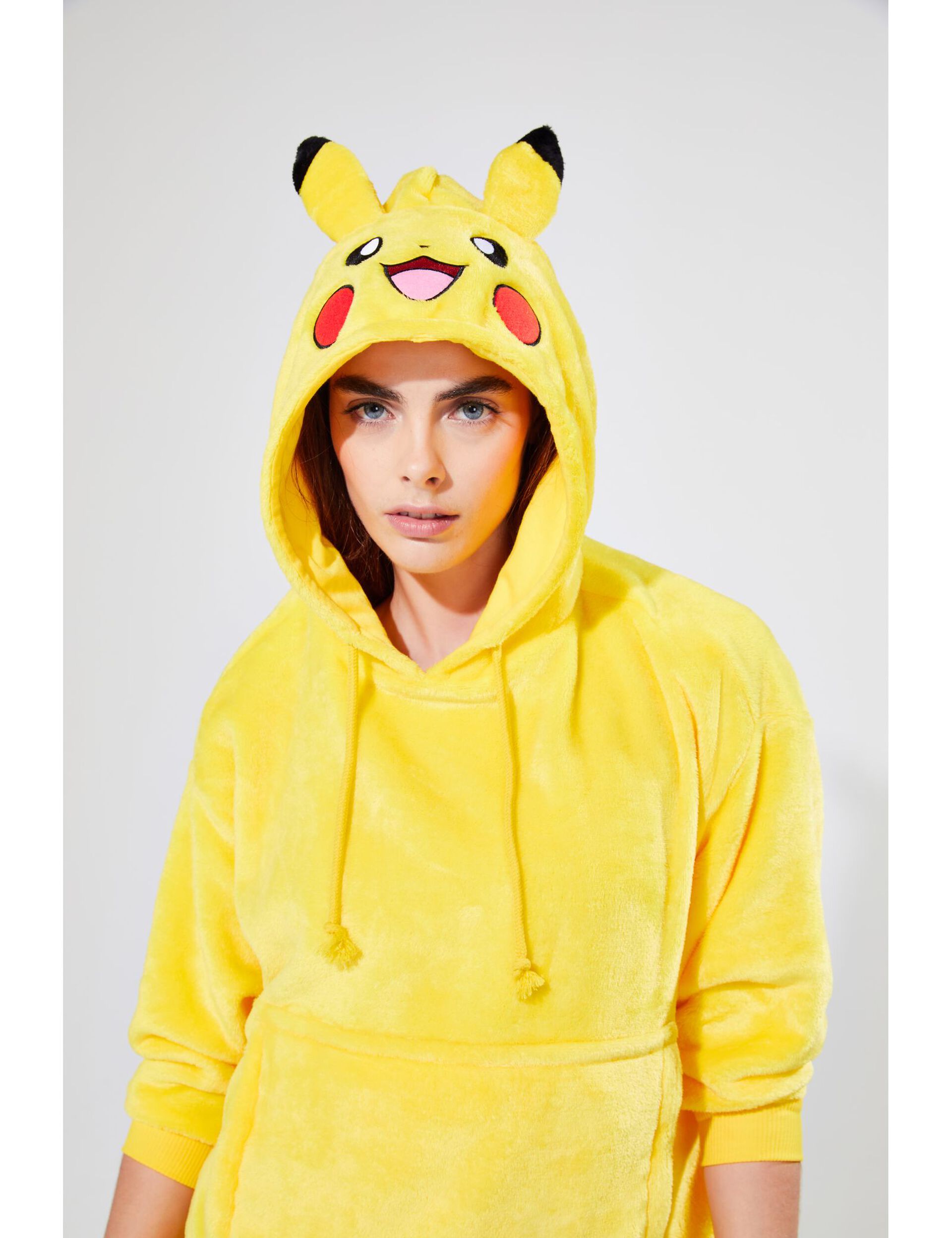 Sweat plaid Pikachu Pokemon X DCM Jennyfer Ado / Fille / Femme