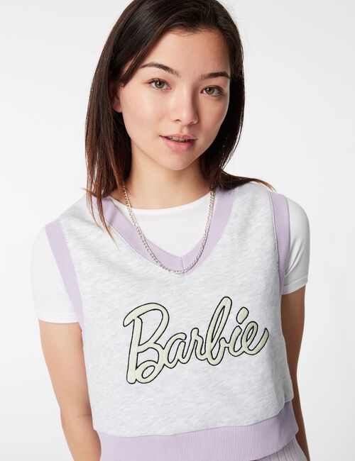 Barbie sleeveless sweatshirt