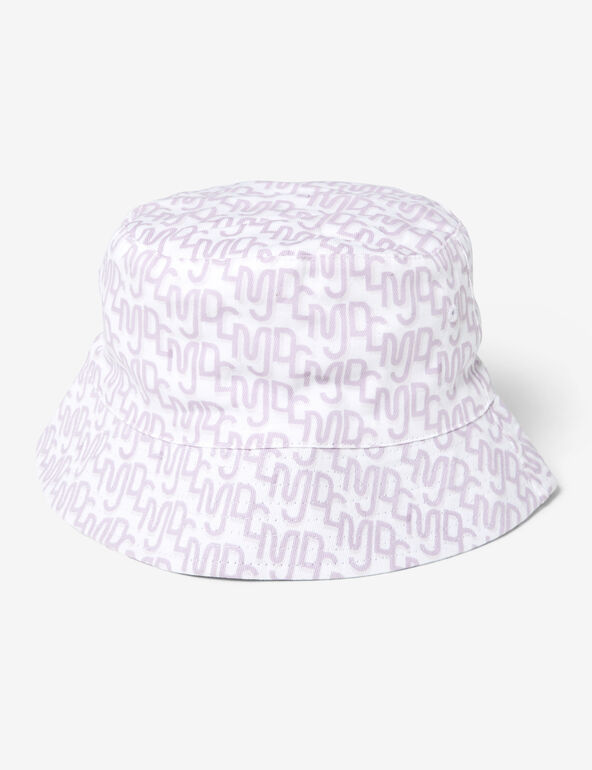Printed reversible bucket hat girl