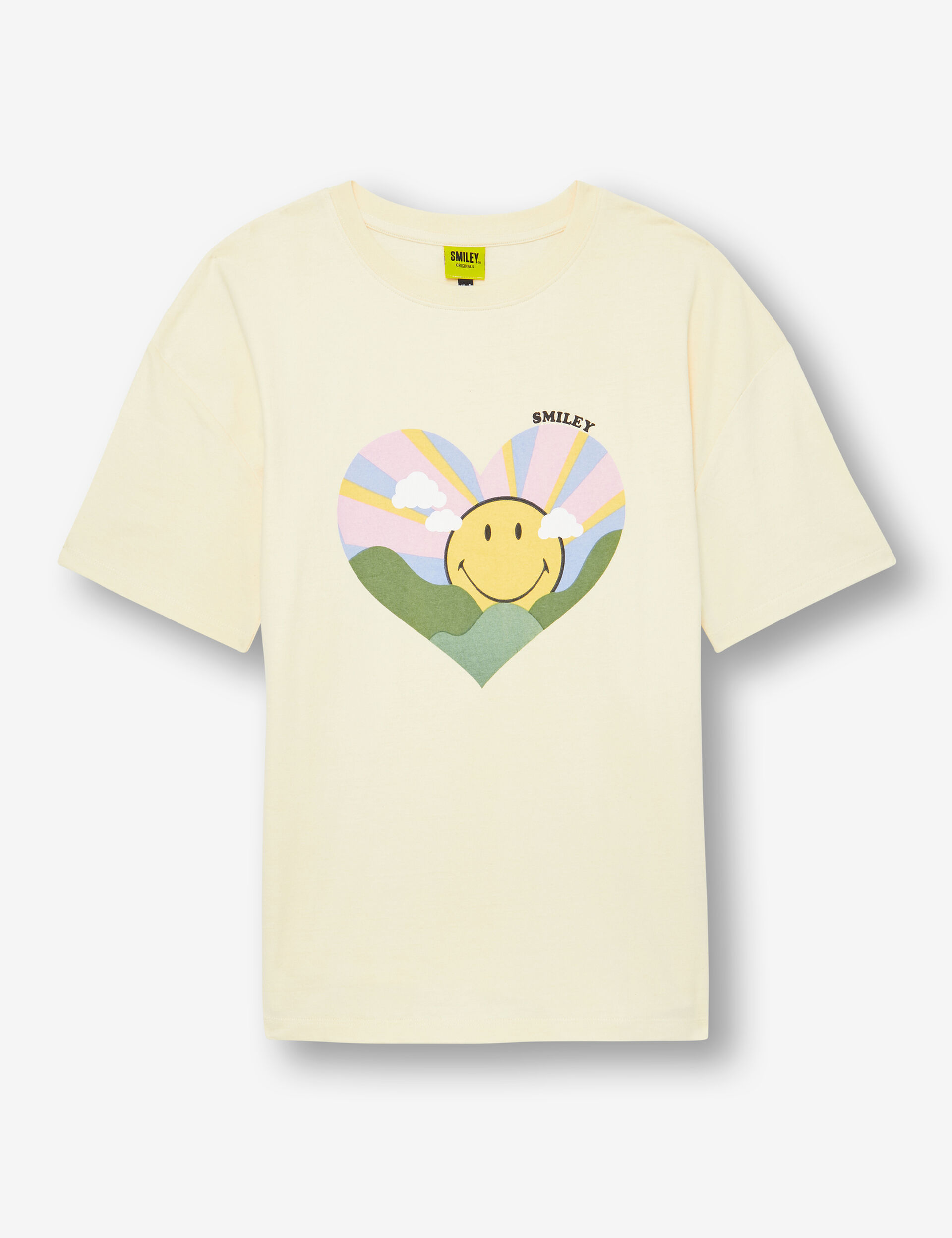 Tee-shirt Smiley beige