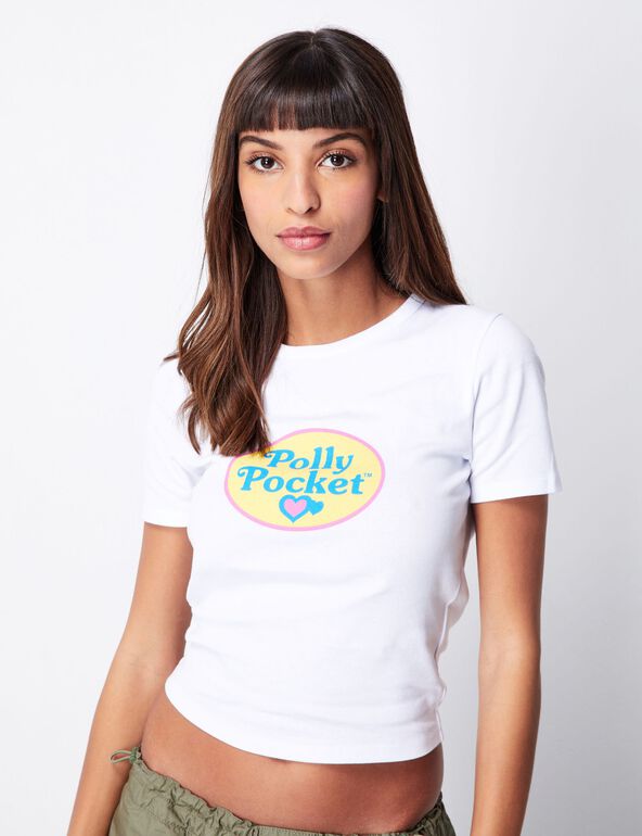 Tee-shirt Polly Pocket blanc