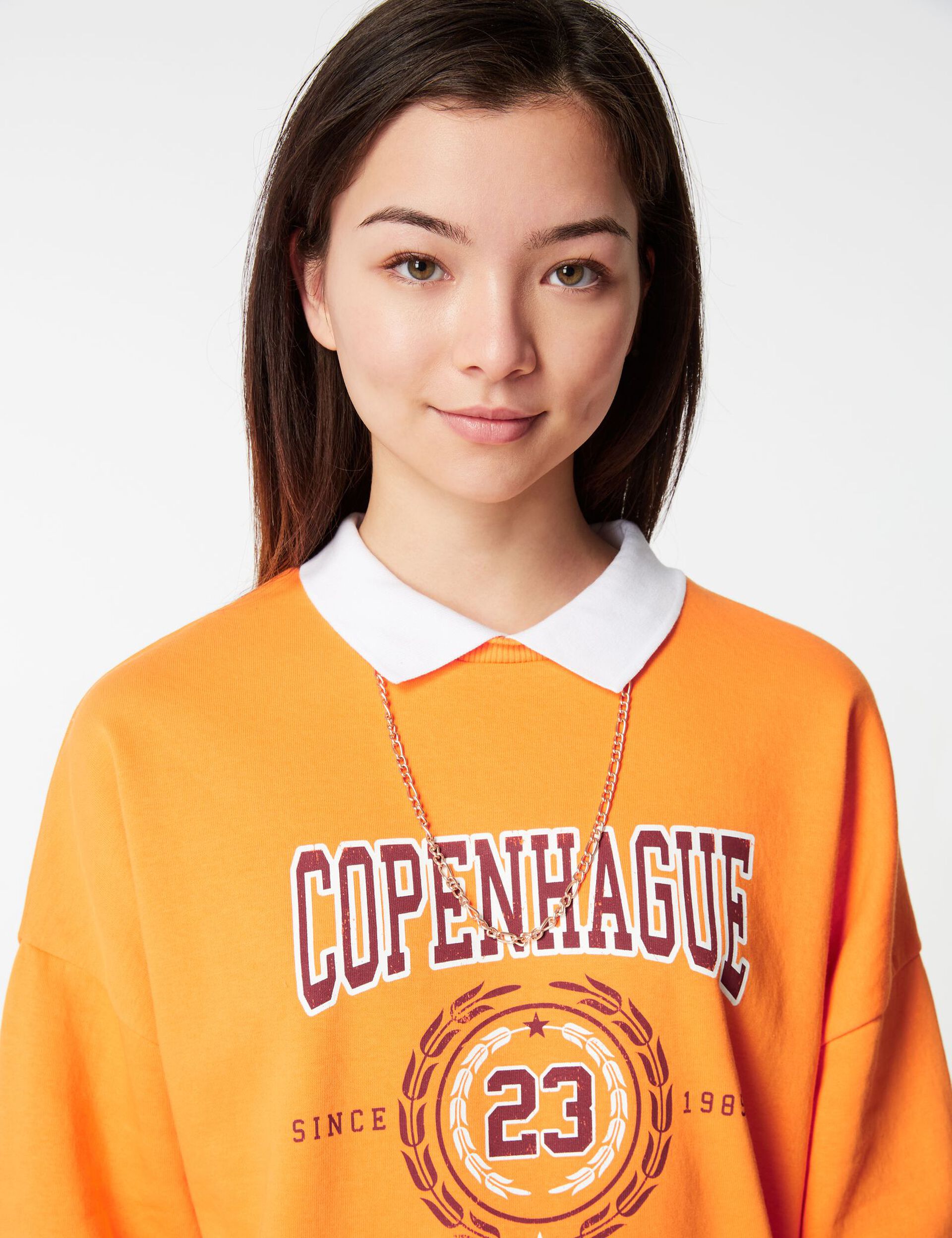 Copenhague collared sweatshirt