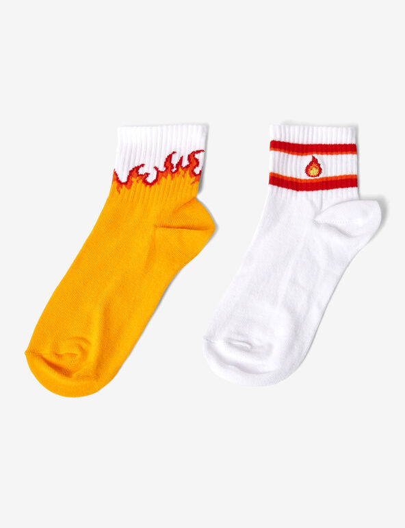 Flame socks teen