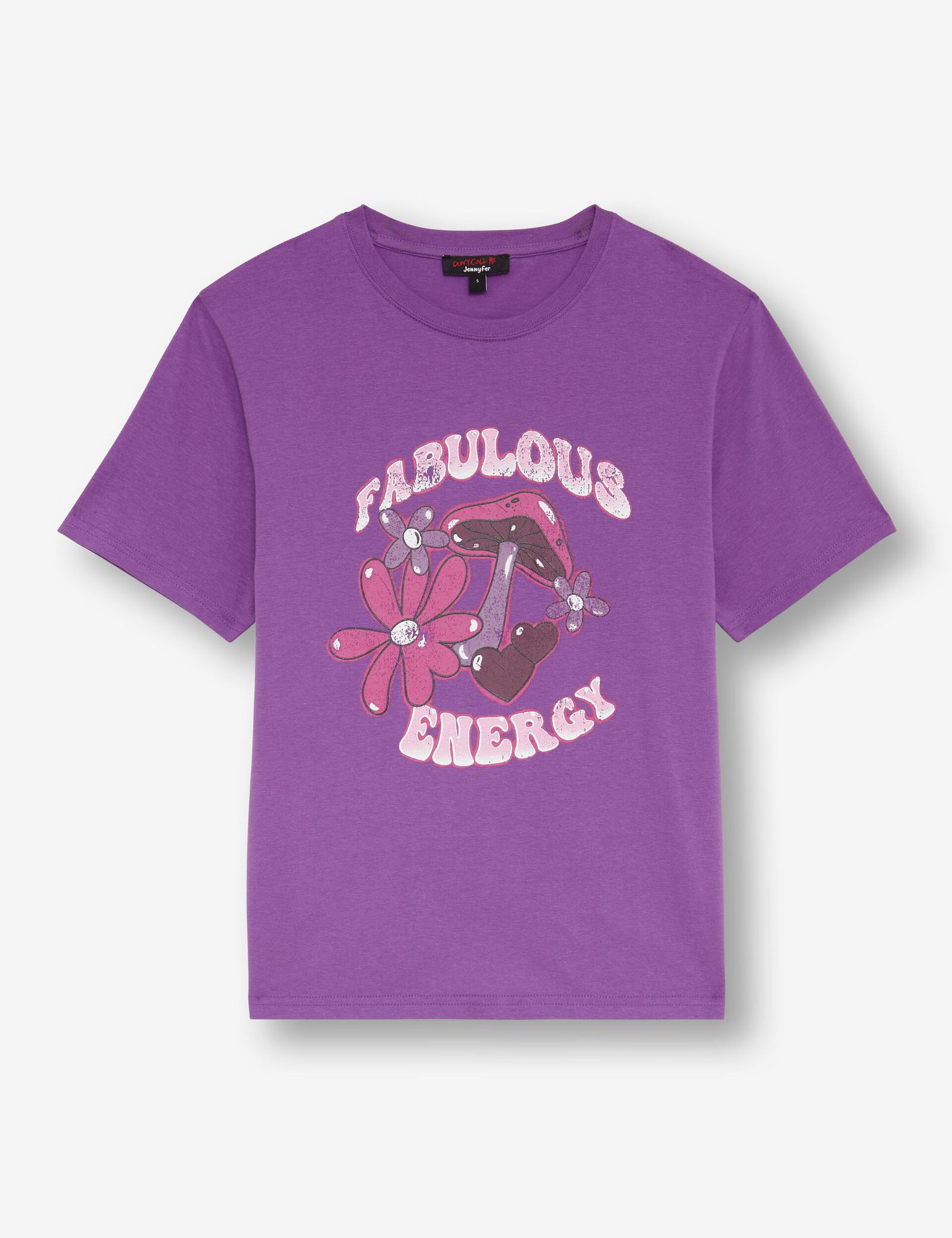 Tee-shirt violet fabulous energy 