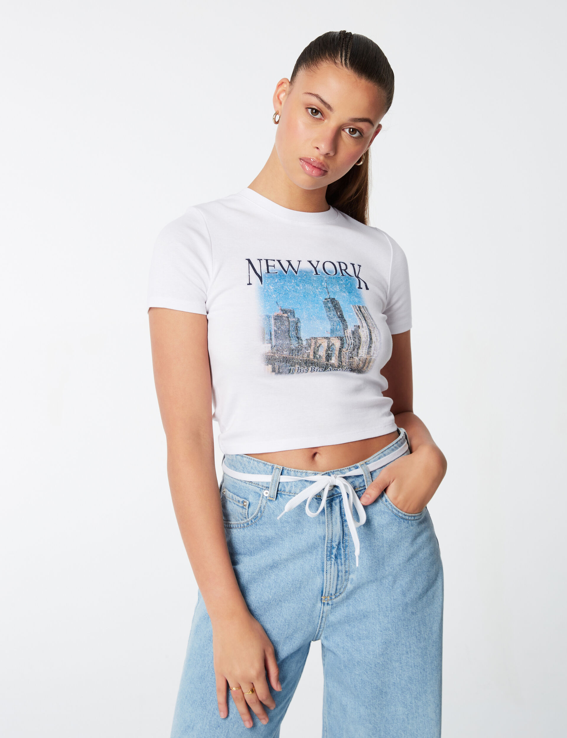 Cropped New York T-shirt