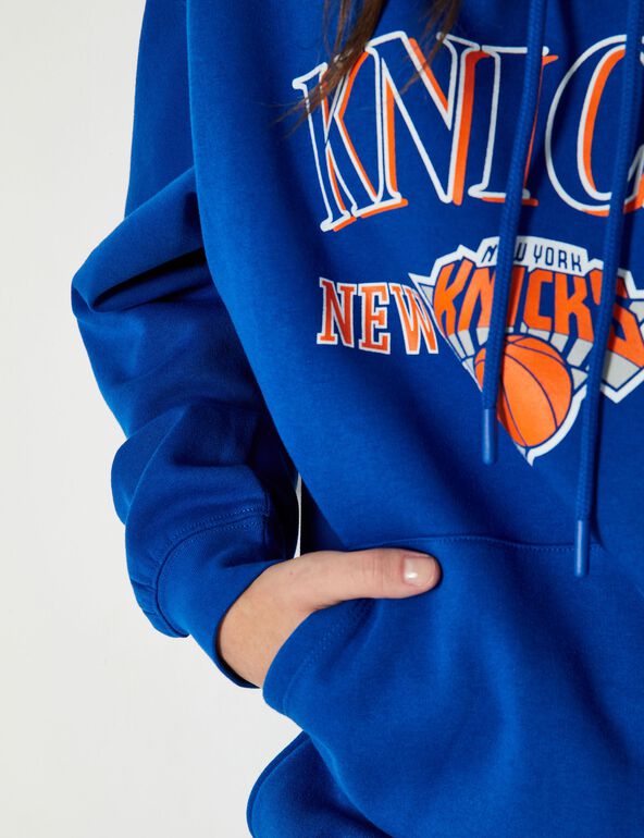Sweat NBA team Knicks à capuche bleu