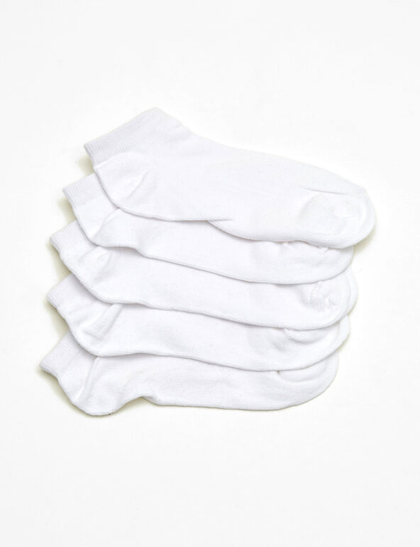 White basic socks teen