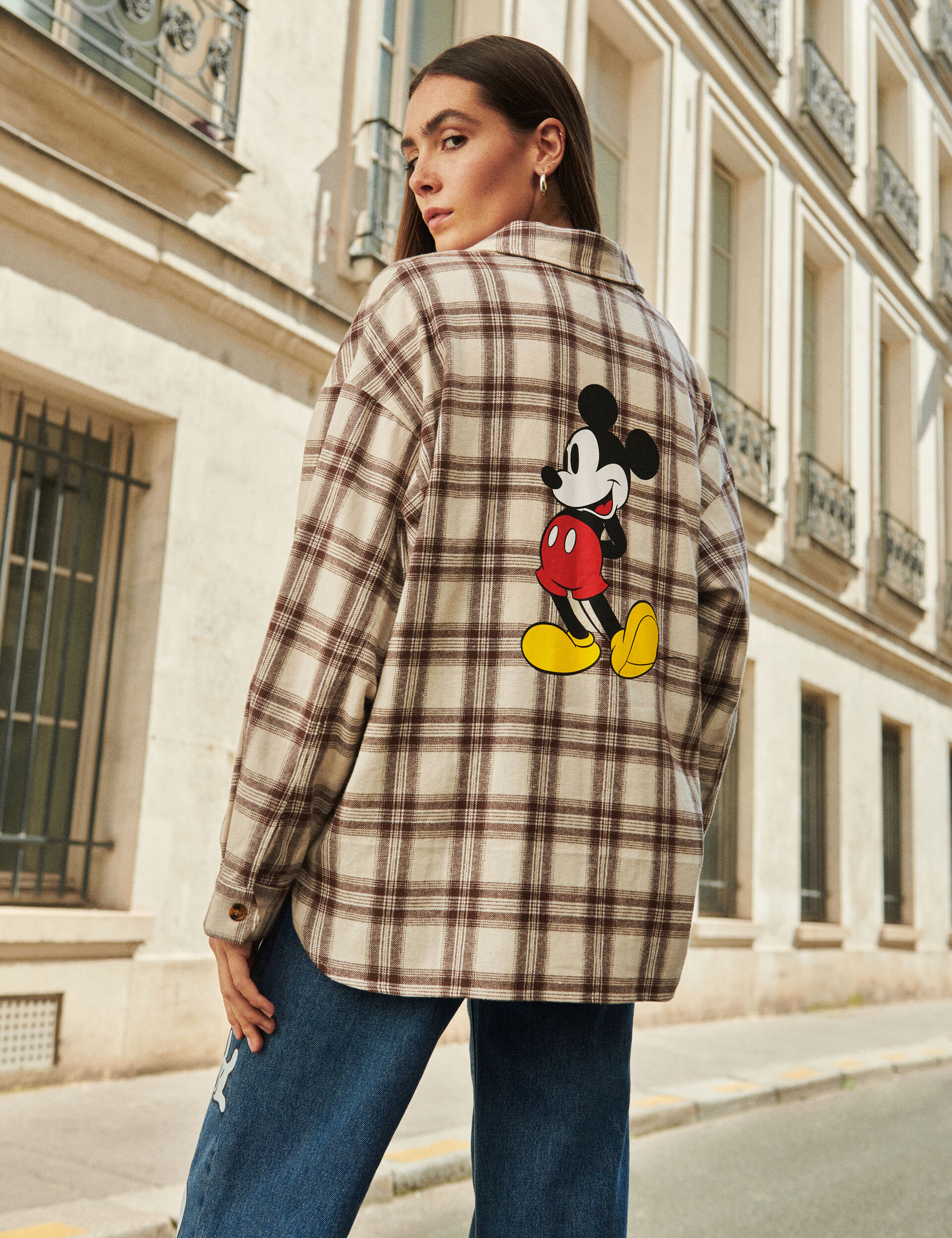 Mickey Mouse checked shirt