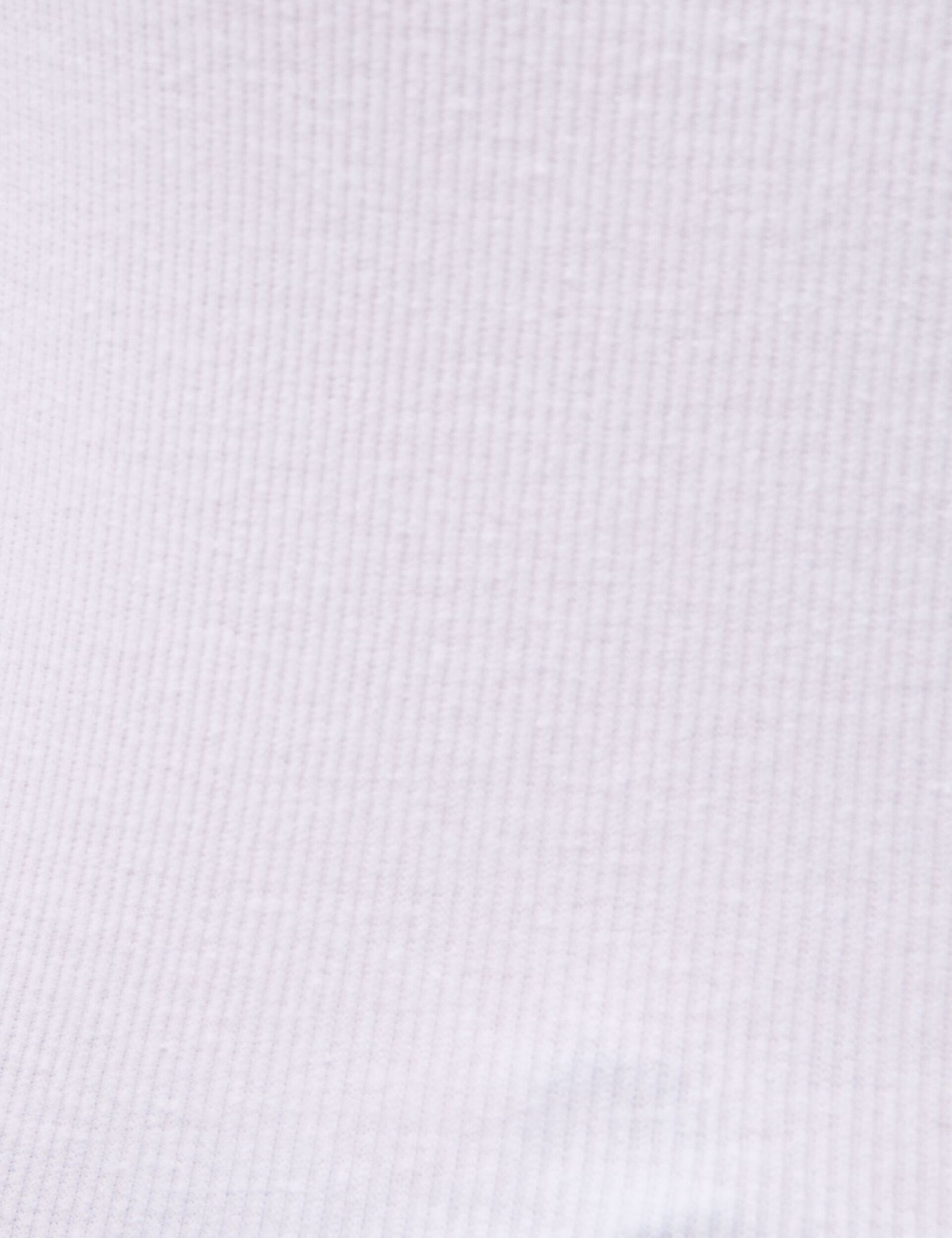 Tee-shirt blanc esprit polo