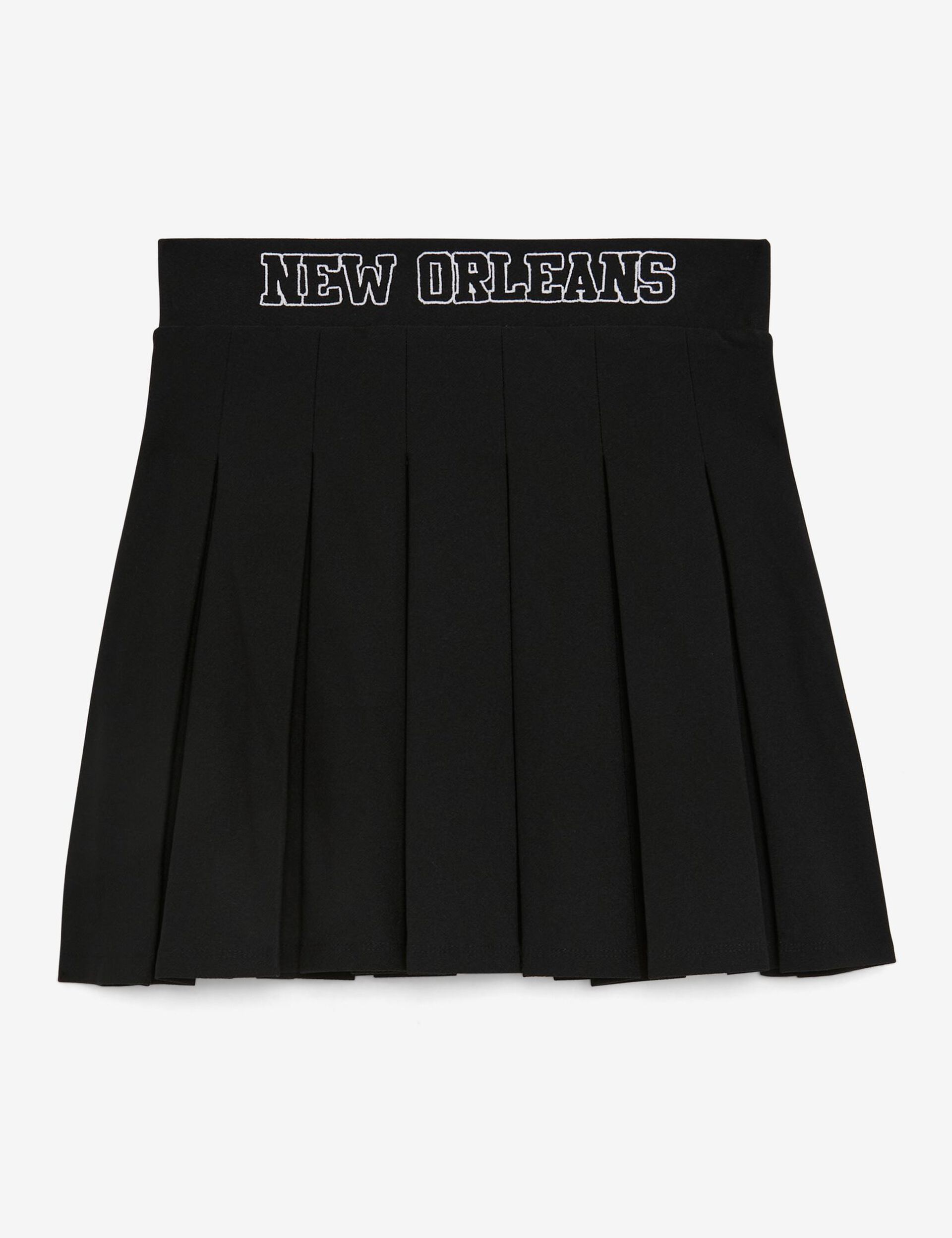 Jupe plissée noire New Orléans