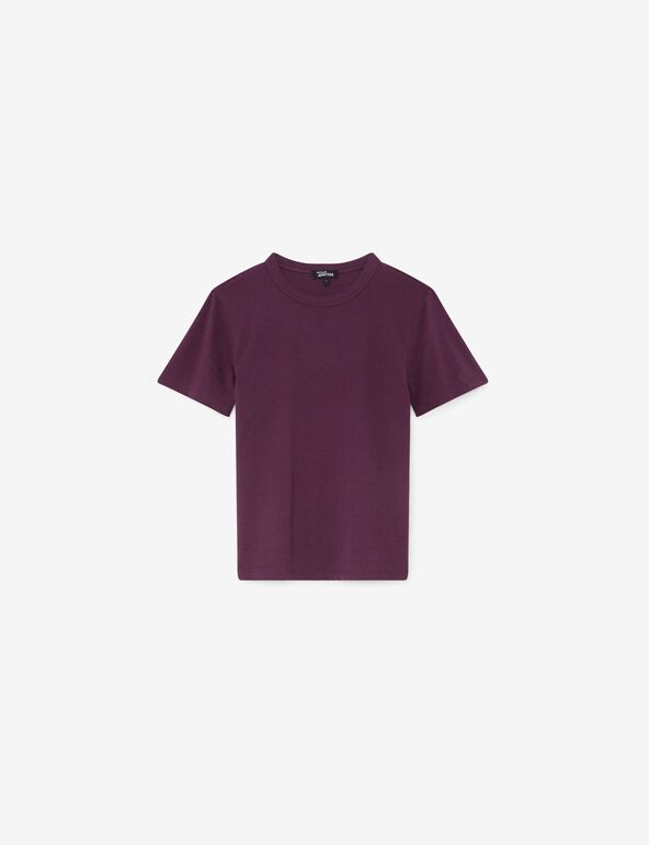 T-shirt basic prune
