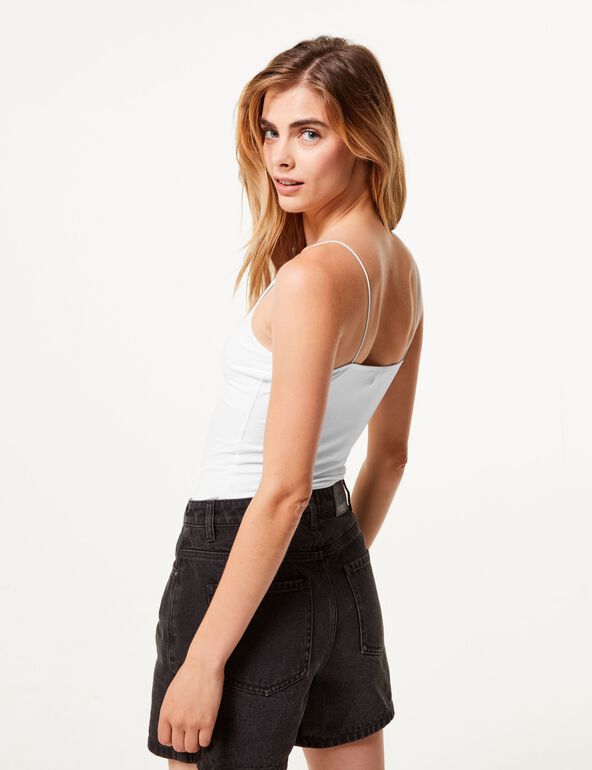 Ruched cami top girl