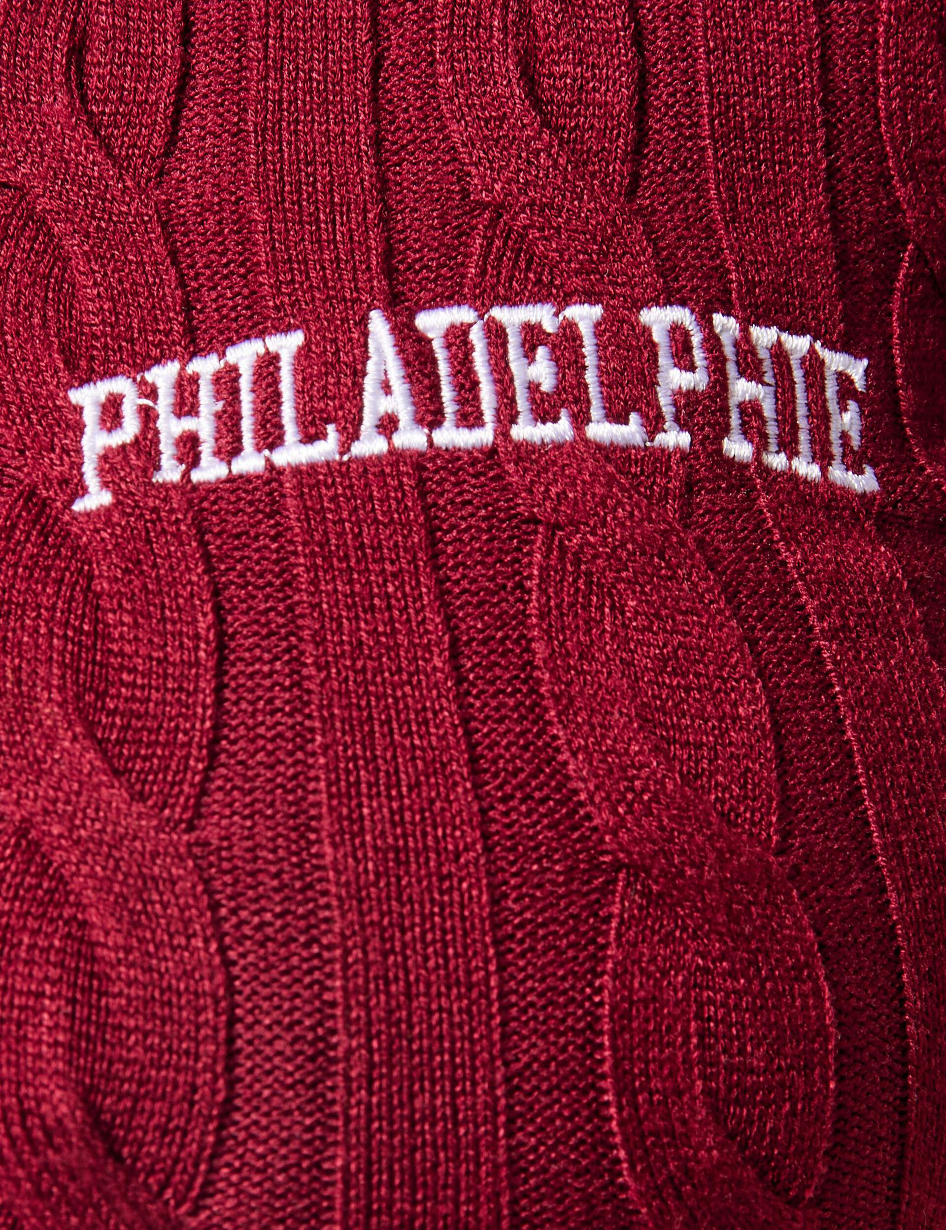 Robe esprit polo rayée rouge et blanche Philadelphie
