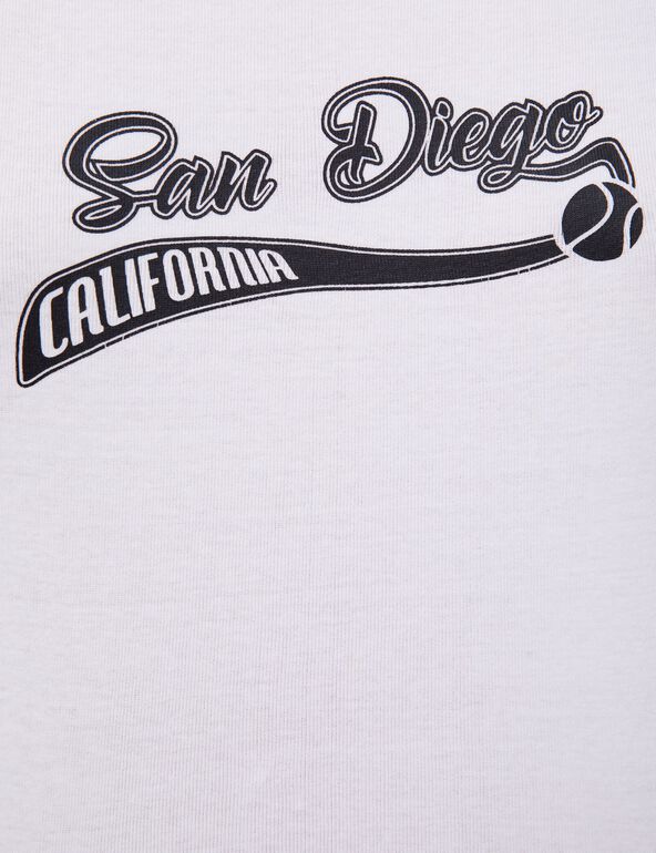 Tee-shirt San Diego noir et blanc