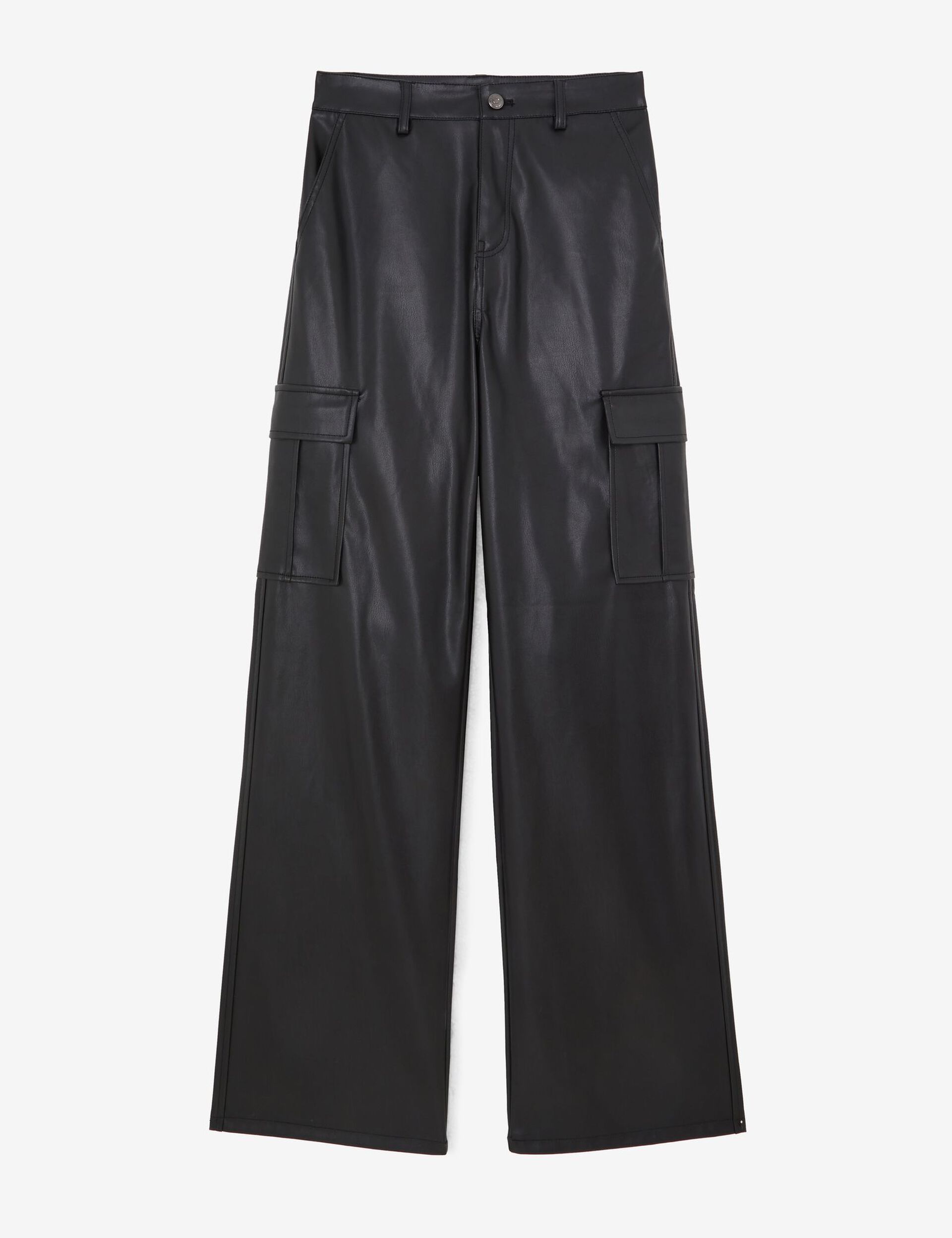 Pantalon cargo enduit noir