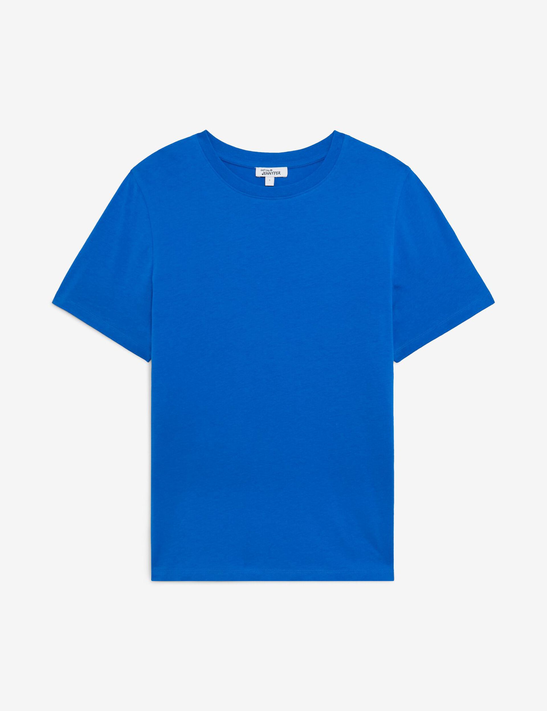 Tee-shirt bleu électrique