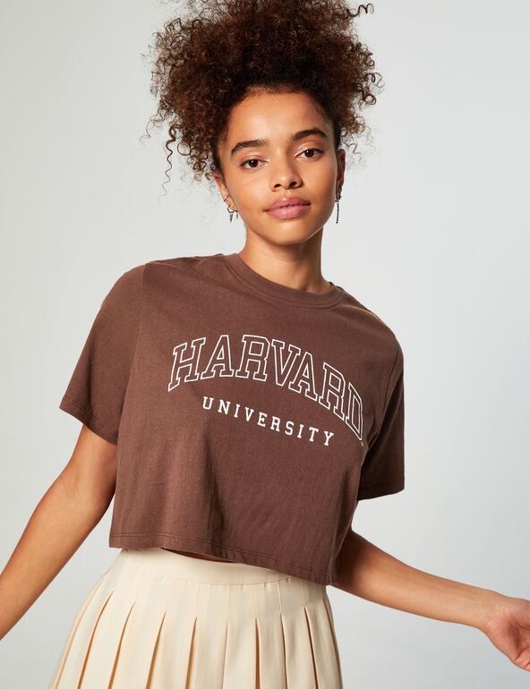 Harvard T-shirt girl