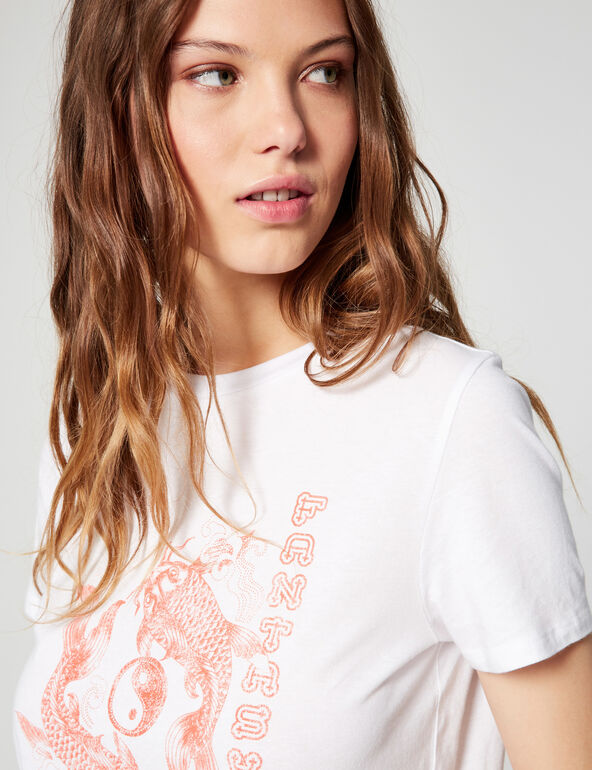 Loose fit patterned T-shirt teen