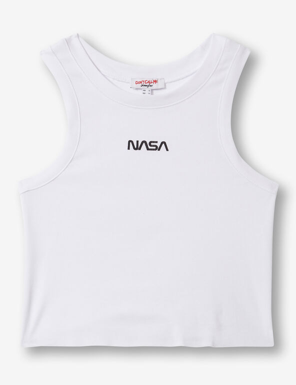 Cropped NASA vest top