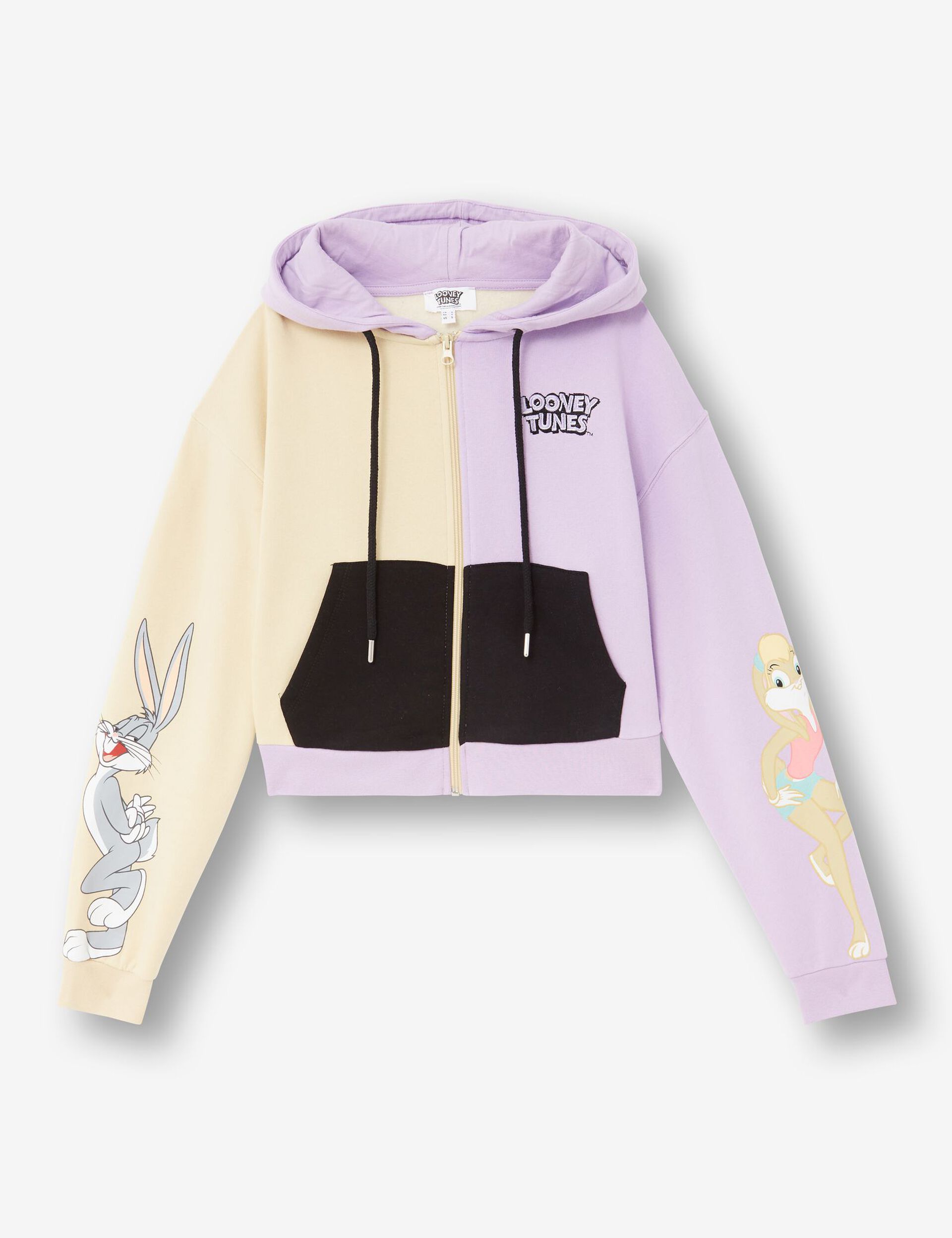 Looney Tunes cropped hoodie