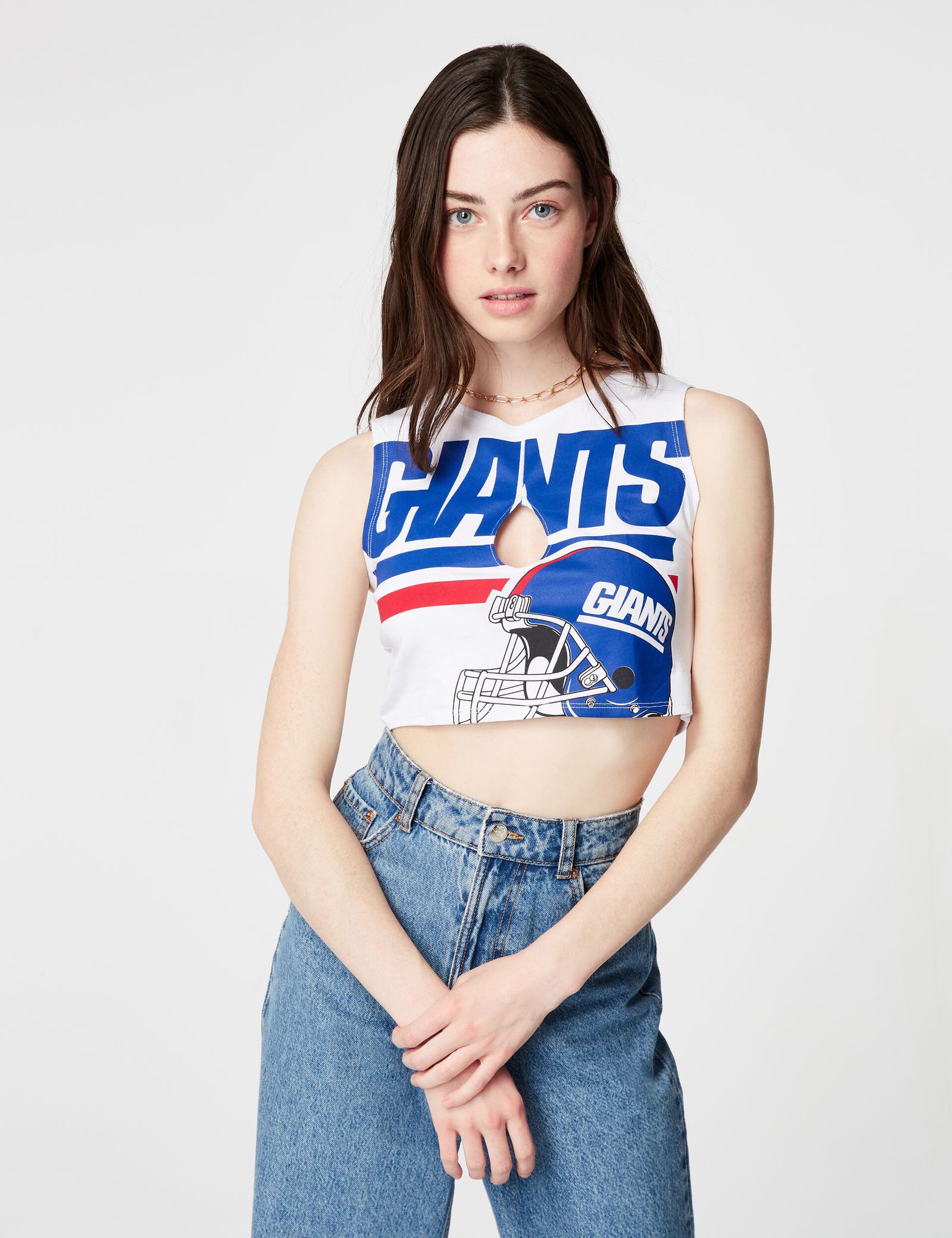 NFL Giants cropped T-shirt