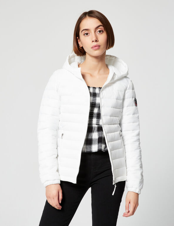 Lightweight padded jacket with hood teen