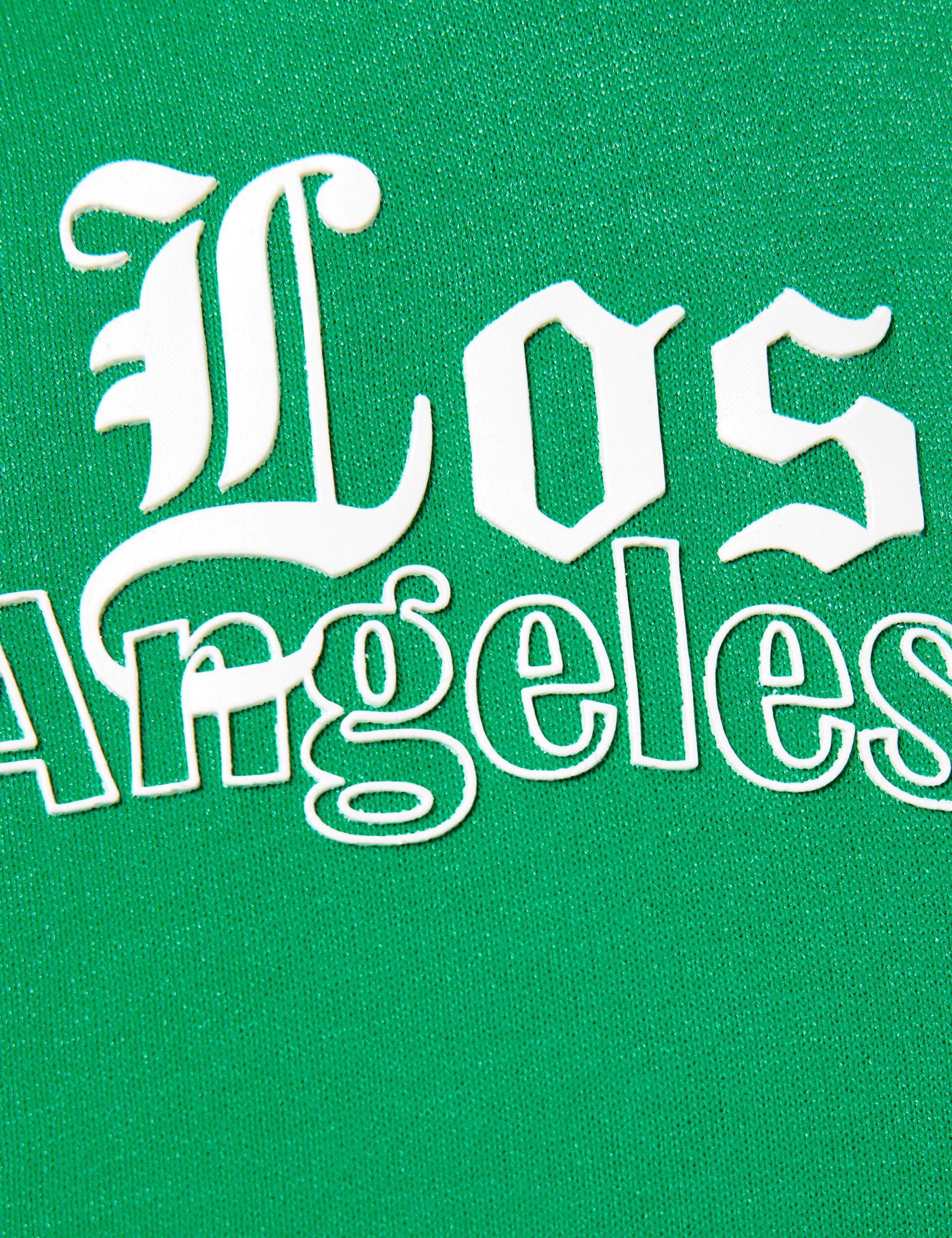 Sweat esprit teddy vert imprimé Los Angeles