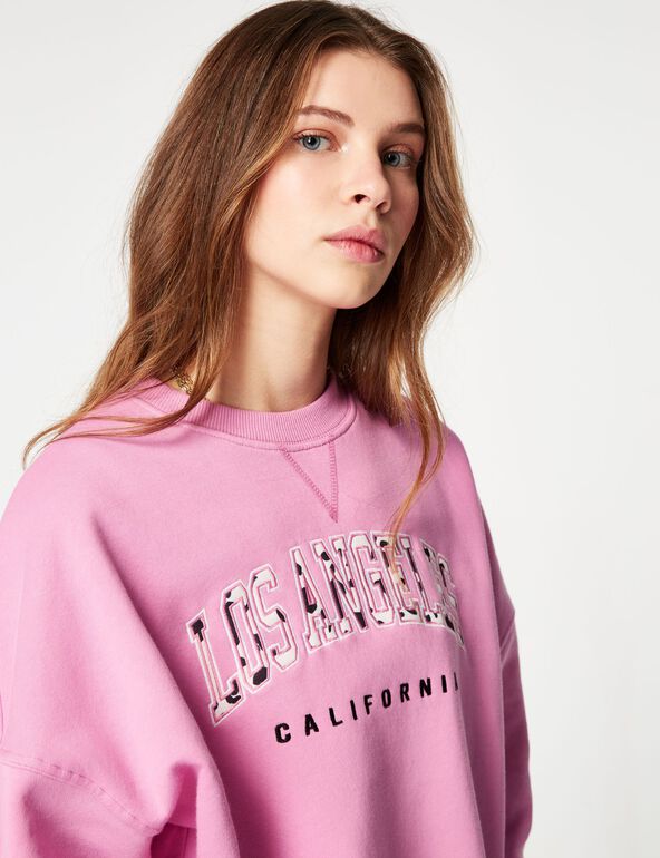 Oversized Los Angeles sweatshirt girl