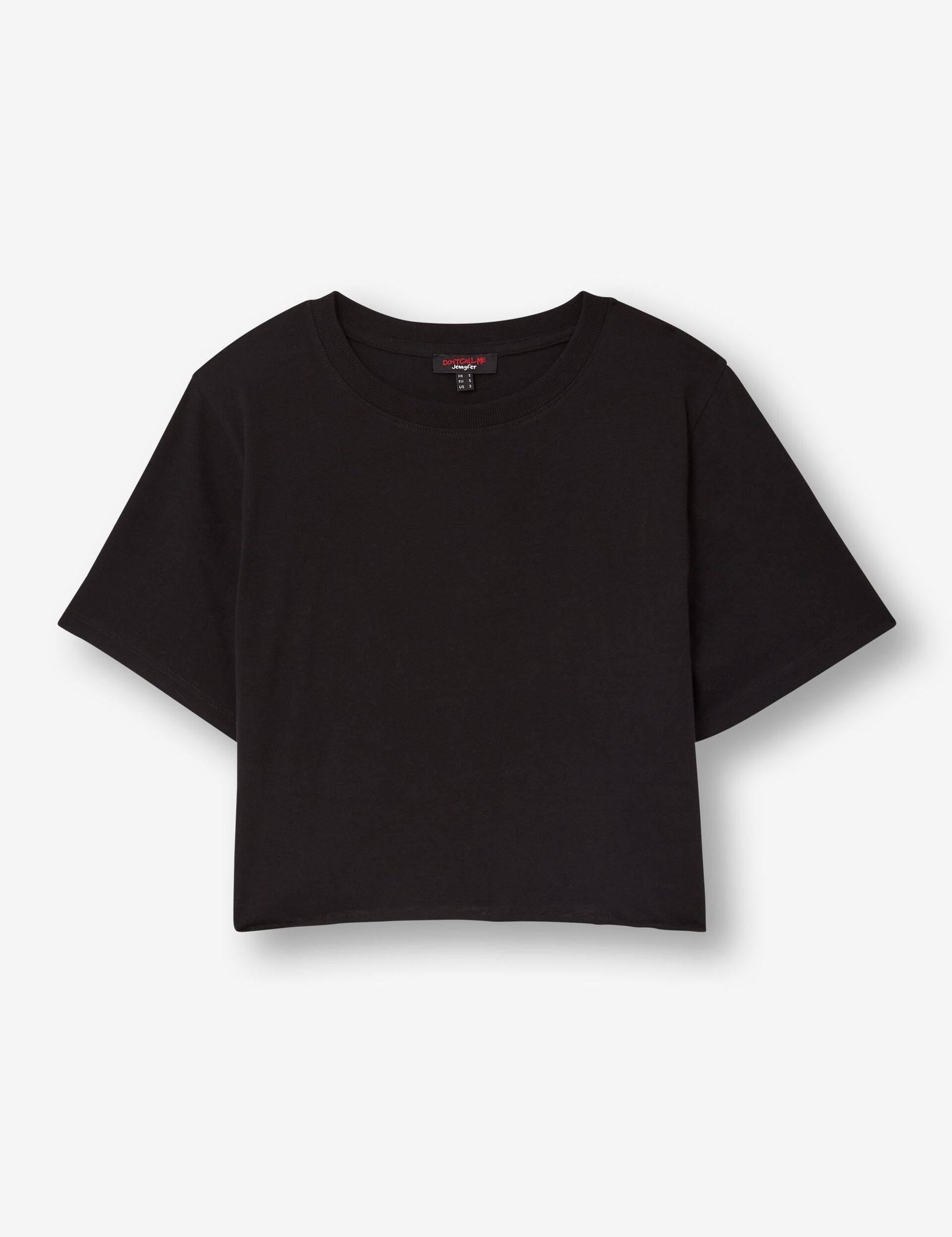 T-shirt court oversize noir
