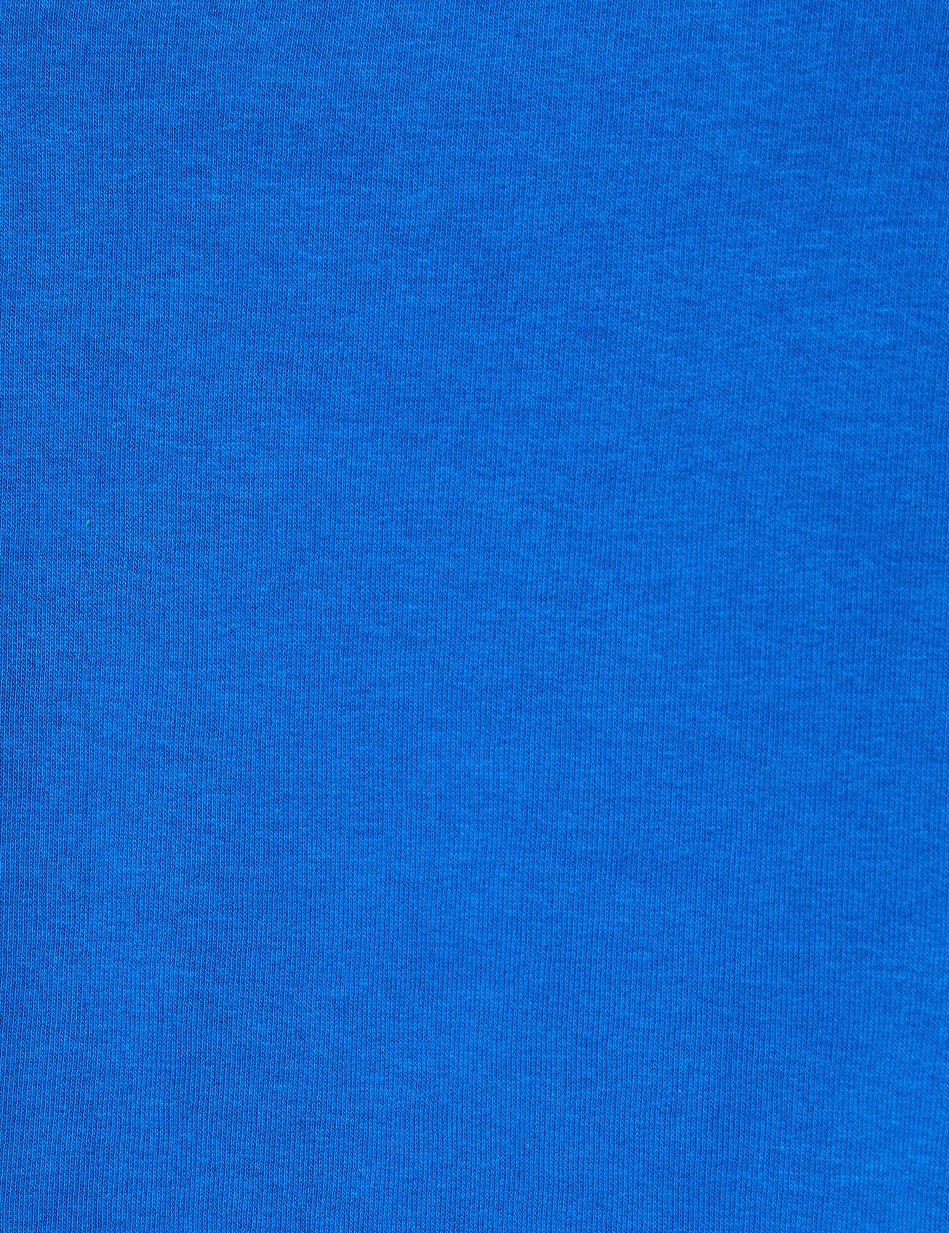 Tee-shirt bleu foncé court et oversize