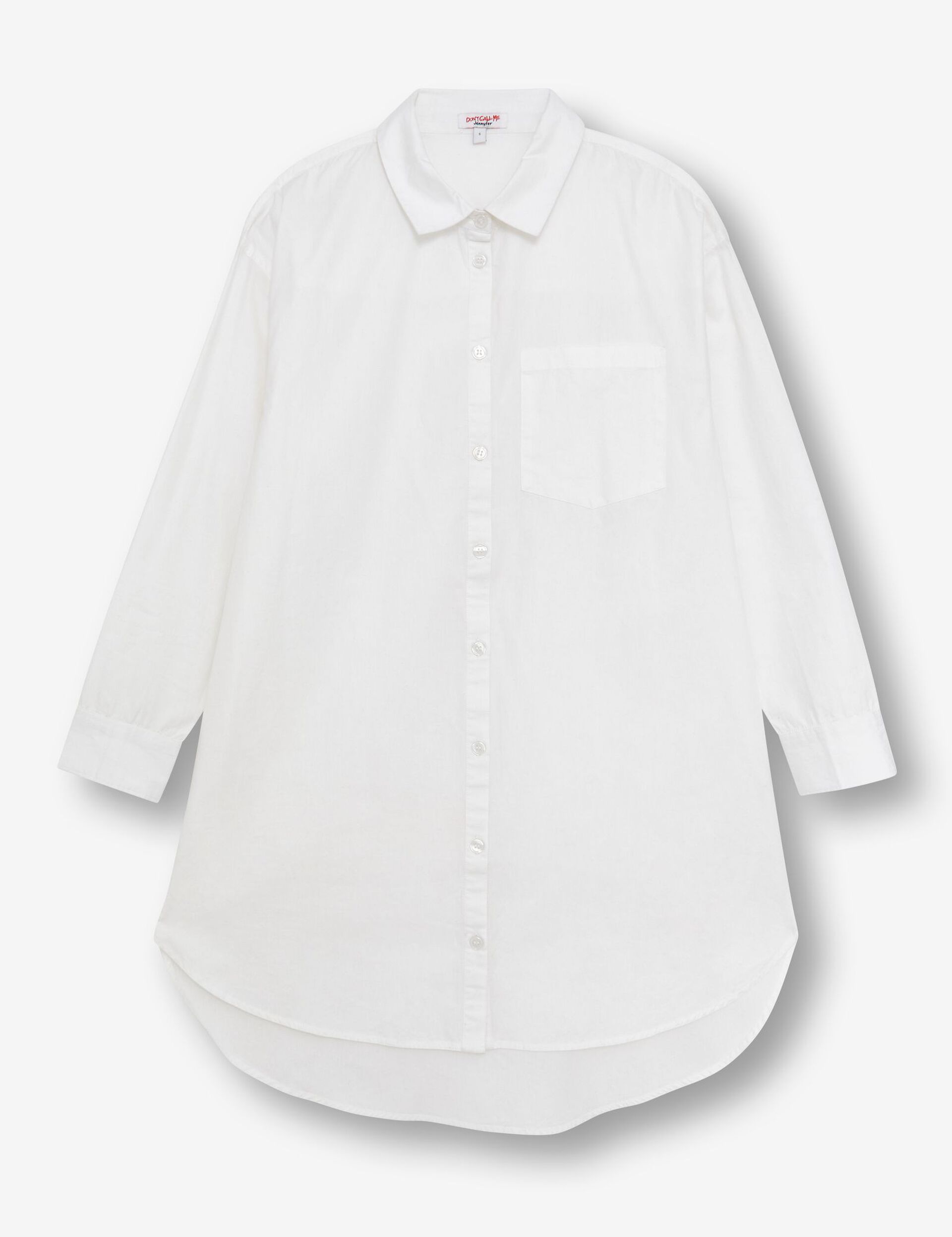 Robe chemise blanche basic