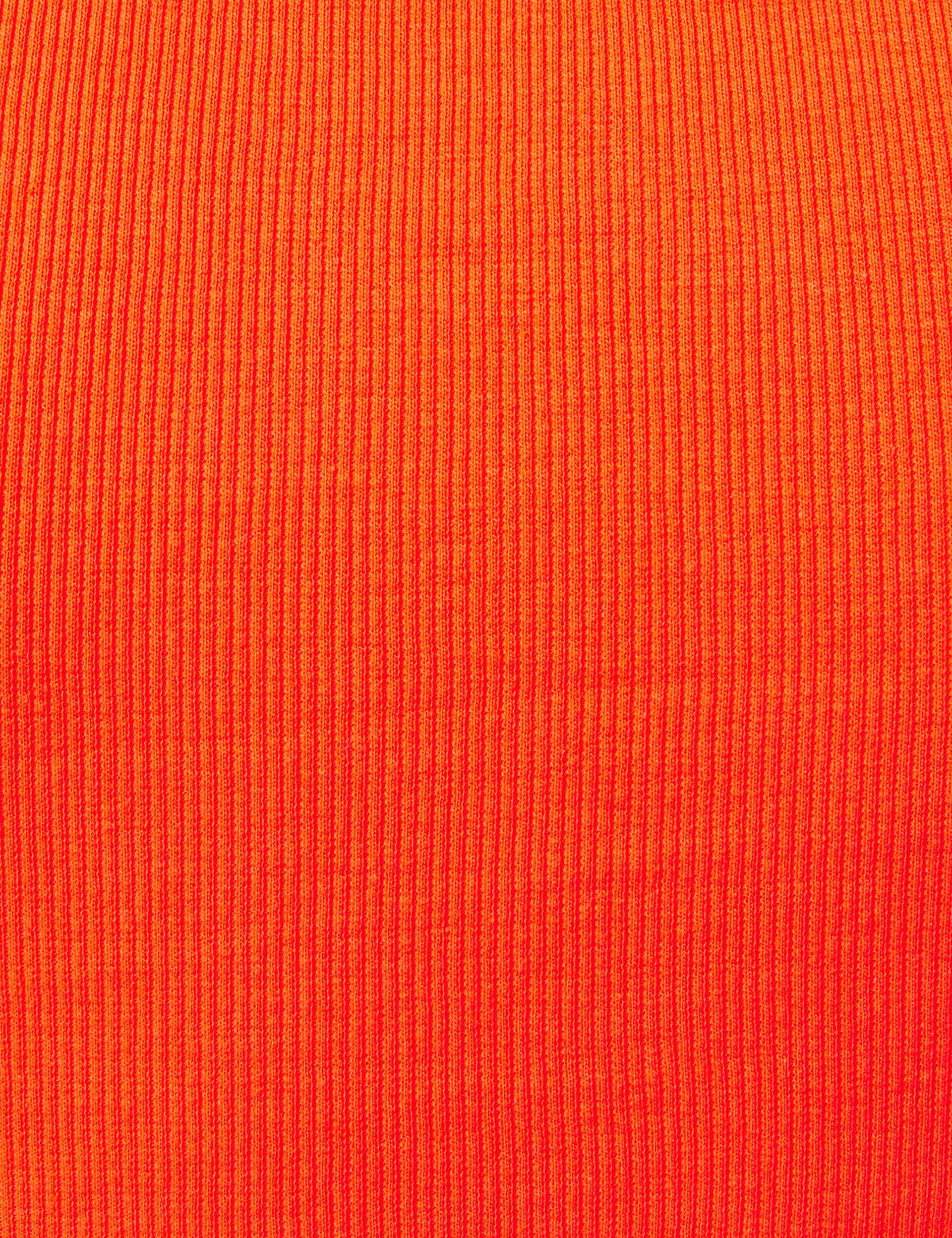 Robe ajustée orange
